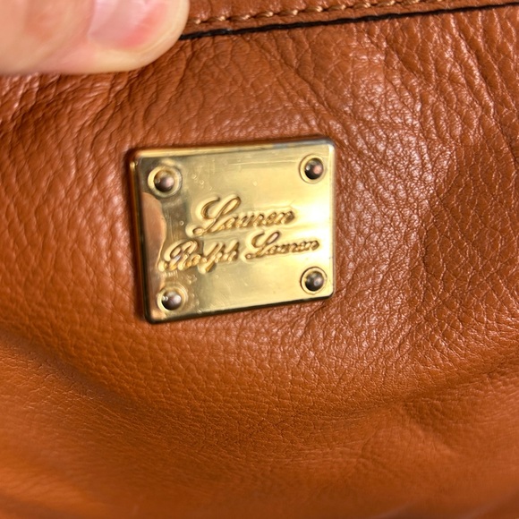 Lauren Ralph Lauren brown leather crossbody bag - Picture 10 of 10